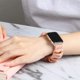 thumbnail image 2 of Paquete de 3 correas compatibles con Apple Watch de 42 mm, de tela, con estampado suave, para mujer, de 44 mm y 45 mm, serie SE76., 2 of 4