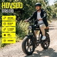 thumbnail image 5 of HOVSCO Gtrs Electric Bike for Adults, 20'' Fat Tire, 750W Peak 1500 W Motor E Mountain Bike, 48V 15AH Tested to UL2849 Standard by SGS, Hydraulic Disc Brakes, 5 of 11