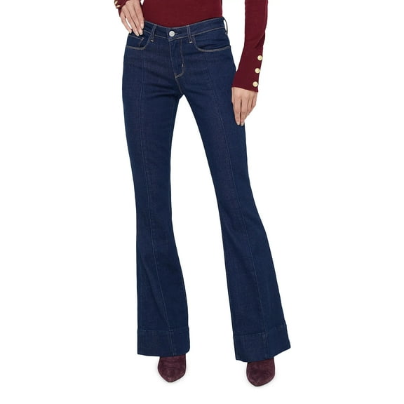 LAGENCEE Lenora Low-Rise Flared Jeans Size 29