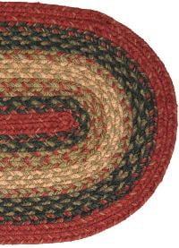 Vancouver Braided Jute Placemats by Homespice Decor Rectangle Set of 4 