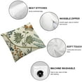 thumbnail image 4 of BANET Spring Sage Green Pillow Covers, Plant Decorative Throw Pillow Covers Farmhouse Floral Outdoor Pillows for Couch Home Sofa Living Room White, 4 of 5