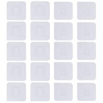 Phenofice Hanging Strips Heavy Duty Sticker Holder No Trace Storage Rack PP 40pcs