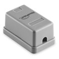 thumbnail image 2 of NavePoint Keystone Jack Surface-Mount Box 1-Port Gray, 10-Pack, 2 of 6