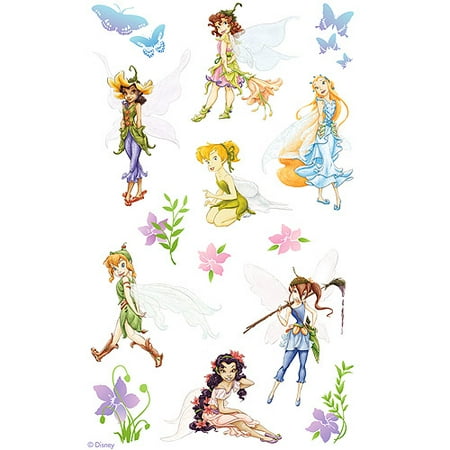 Disney Fairies Gem Stickers-Fairies, Flowers, Butterflies