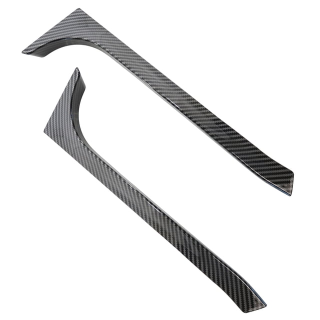 Riwesomey 1 par de Deflector de cola de coche de grano de carbono reemplazo de visera de alerón de ventana lateral trasera para Golf 6 MK6 GTI/GTR/GTD Vehículos, repuestos y accesorios Mis No.02 Riwesomey VI001127-02