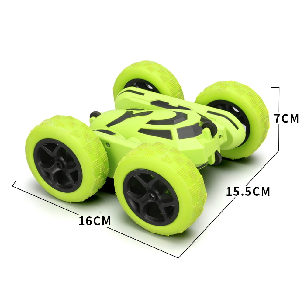 XITZ RC Stunt Car for Kids,4WD Off-Road Vehicle with Cool Lights 2.4Ghz Double Sided Remote Control Cars Gift Toy for for Boys Girls Age 3+