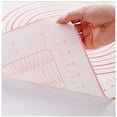 thumbnail image 4 of Tapete de silicona para repostería extragrande, 23,6 x 31,5 pulgadas, con medidas, aprobado por la FDA y sin Bpa, información de conversión incluida (rojo-xxlarge (23,6'x31,5')), 4 of 5