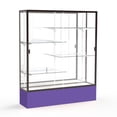 thumbnail image 7 of Waddell 375WB-BZ-BK Spirit 60 x 72 x 16 in. Black Base Floor Display Case with 5 ft. Length, White Back - Dark Bronze, 7 of 7