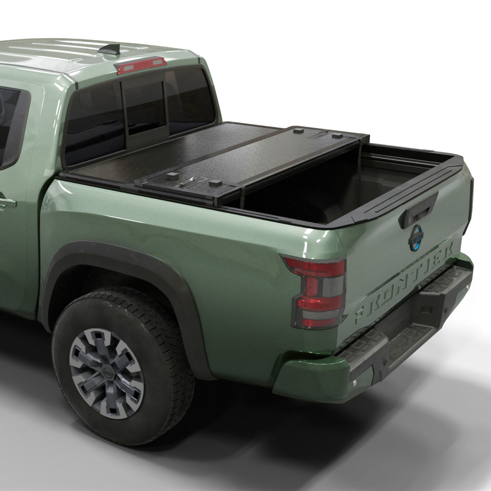 Toptiny Hard Tri-Fold Truck Bed Tonneau Cover, Fits 2005-2026 Nissan Frontier 5' Bed