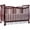 Cherry, variant on Dream On Me Violet 7-in-1 Baby Convertible Crib in Steel Grey, Greenguard Gold Certified