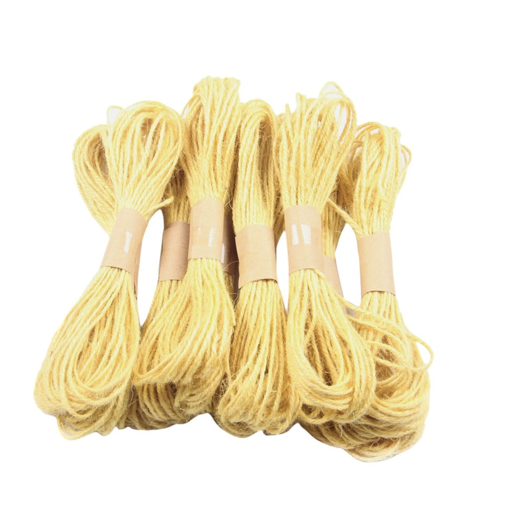 Color Hemp Rope DIY 2mm Linen Cord Photo Wall Craft Decoration Hemp