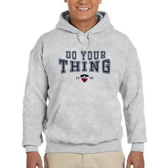 Do Your Thing College Style Hoodie Men -Image by Shutterstock, Male x-Large