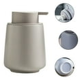 thumbnail image 3 of Dispensador de loción manual para baño de 340 ml, dispensador de jabón espumoso gris, dispensador de líquido de cerámica para platos de cocina, dispensador de lavado de manos, 3 of 5
