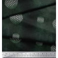 thumbnail image 2 of Soimoi Green Cotton Duck Fabric Scared Geometric Galaxy Print Fabric by the Yard 44 Inch Wide, 2 of 3