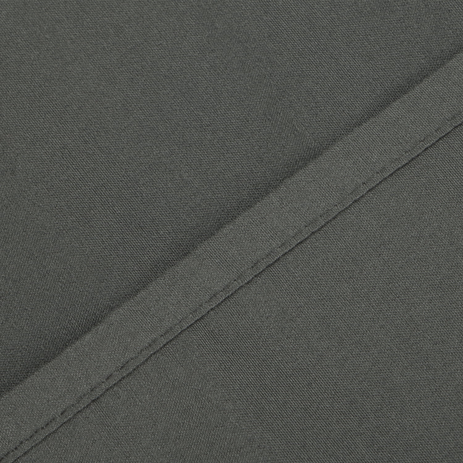 Flxxie Microfiber Toddler Sheet Set, Soft Crib Fitted Sheet Flat Sheet and Envelope Pillowcase, Baby Bedding Sheet & Pillowcase Sets, Dark Gray, 3 Piece