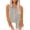 Gray, variant on Women's Casual Sleeveless Crop Top with Turn Down Collar and Button Closure Solid Color Blouse for Summer Daily Wear Women's Tank Tops