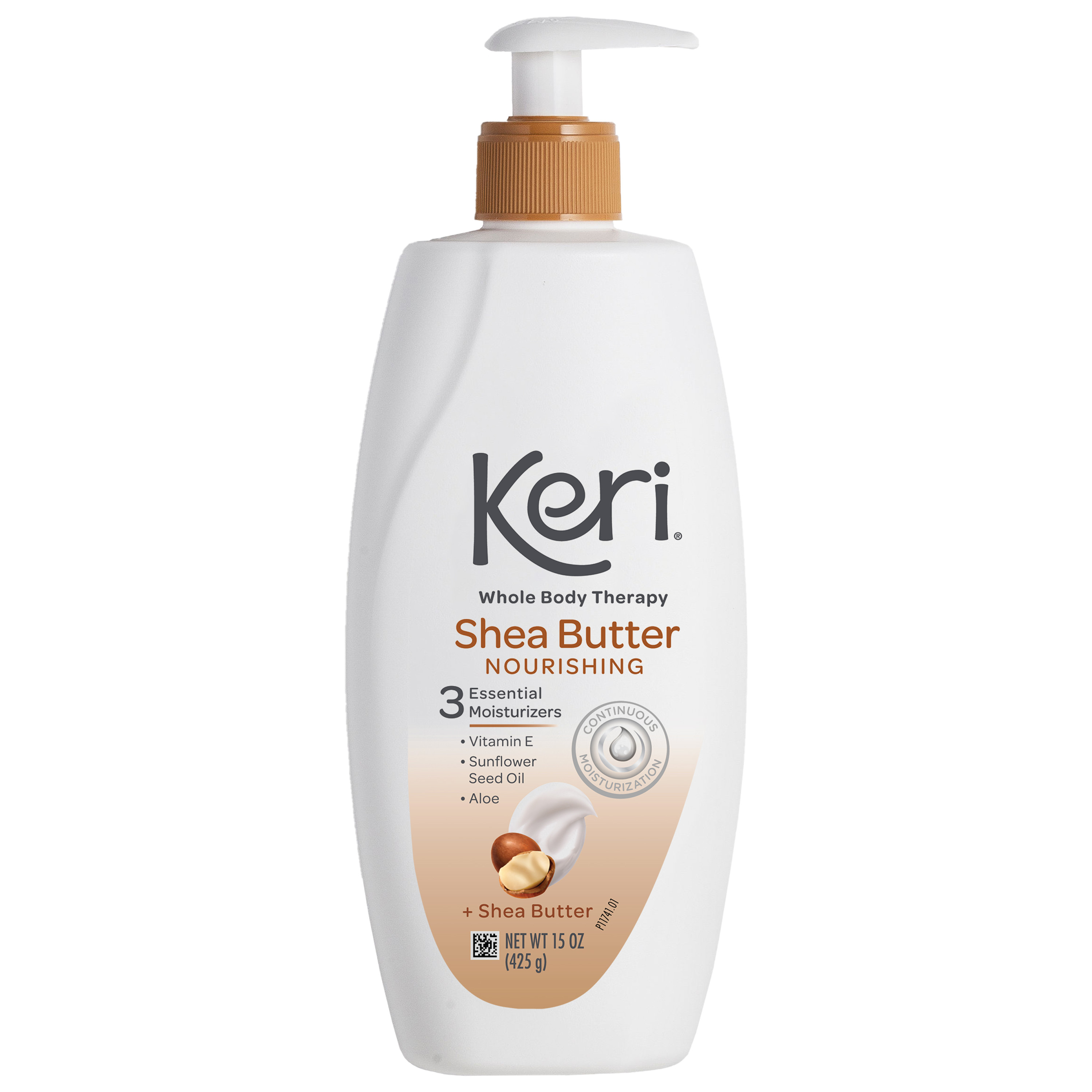 Keri Whole Body Therapy Shea Butter Lotion, 15 oz photo 1
