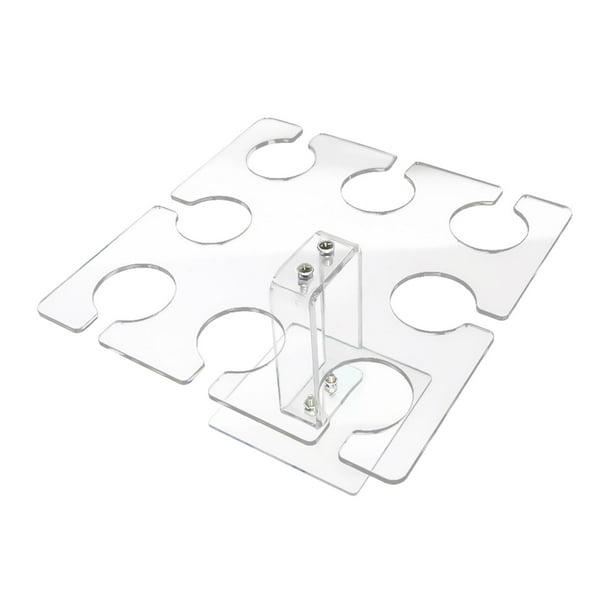 Soporte para copas de vino Soporte Acrílico Para Copas De Vino Resistente Mini Universal Para Mesa De Encimera De Boda S