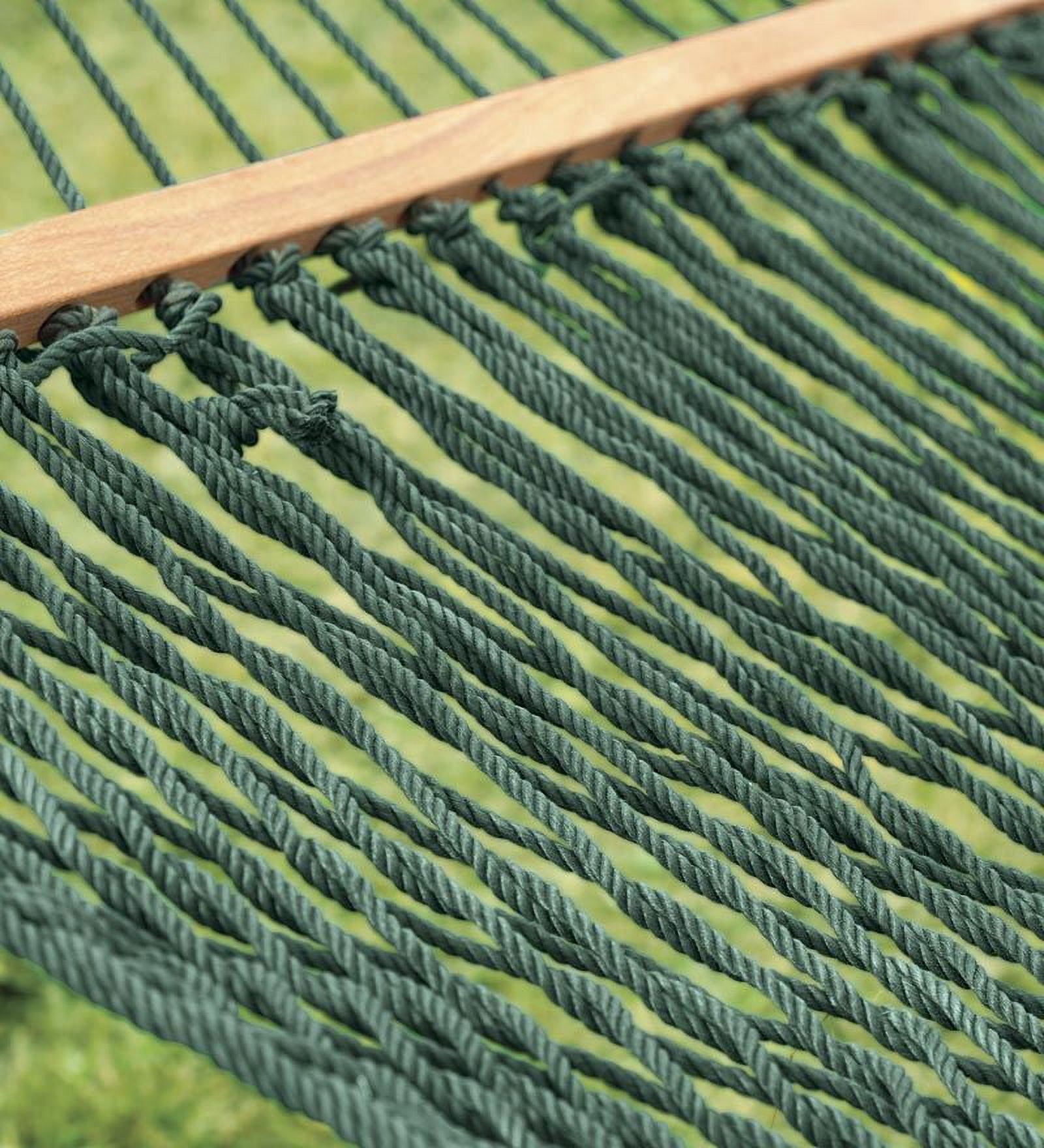 DURACORD® Deluxe Rope Hammock - Green