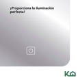 thumbnail image 4 of Espejo Kit Para Baño Con Luz Led Sistema Touch cafe, 4 of 7