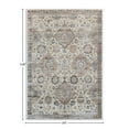 thumbnail image 3 of Rugs America Leopold LX50A Sugar Cookie Oriental Transitional Cream Area Rug, 7' x 9', 3 of 10
