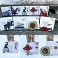 thumbnail image 2 of 2 Piezas DIY Kit de Mosaico de la Cordillera Funy Girasol Seta Vidrieras Vitral Mosaico Kit,F, 2 of 5