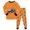 A-A Orange, variant on CAICJ98 Toddler Boy Pajamas Summer Pjs for Boys Short Sets Kids Sleepwear Truck Jammies (4-5 T,Red)