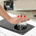 thumbnail image 3 of Rongfmy Tasse Rince-Bouche Lave-Bouteille Dispositif de Rinçage Automatique Nettoyage Rapide pour Bar Noir Grand Rond, 3 of 9
