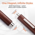 thumbnail image 4 of Modelones 3-in-1 Cat Eye Magnet, Double-Ended Cat Eye Magnet for Nails Multi-Function Nail Tool with Wide & Narrow Tips Strong Magnetic Stick for Cateye Gel Polish, DIY & Professional Salon Use, 4 of 8