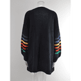 thumbnail image 4 of Women's Long Open Front Cardigan Striped Color Block Loose Knit Sweaters Outwear Coat, 4 of 10