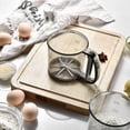 thumbnail image 2 of Fine Mesh Sieve Semi Automatic Handheld with Clear Measuring Lightweight Plastic Baking Tool for Cakes and Powdered Ingredients, 2 of 7