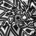 thumbnail image 7 of Ambesonne Black and White Valance & Curtain, Squares Modern, 55"x45", Black White, 7 of 7