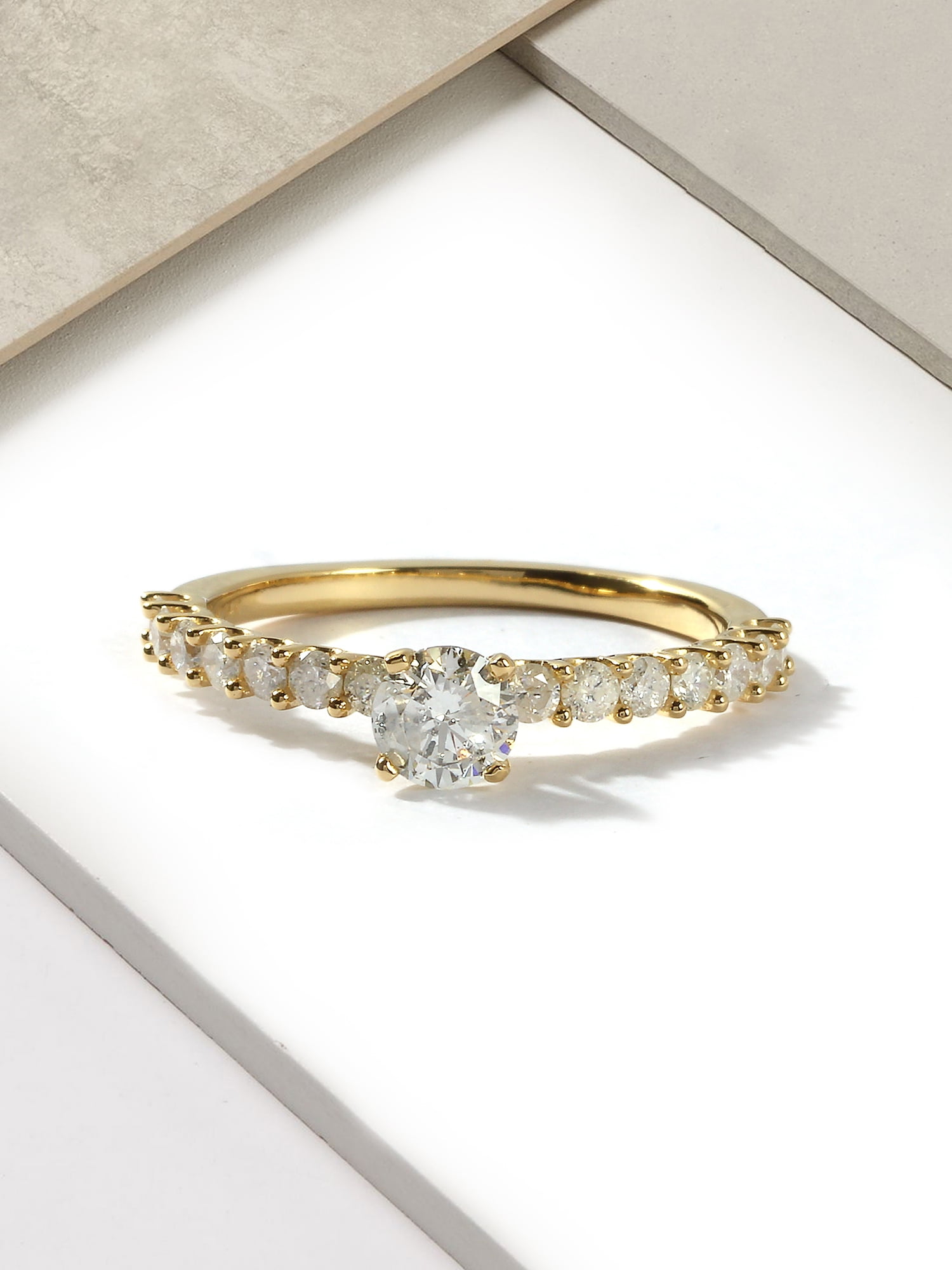 1 Carat T.W. Diamond Classic 14kt Yellow Gold Engagement Ring