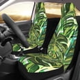 thumbnail image 3 of ZICANCN Car Seat Covers Front Seats Only,Tropical Leaf Watercolor Automotive Seat Covers Protectors for Cars Trucks Suv 2 Pack, 3 of 8