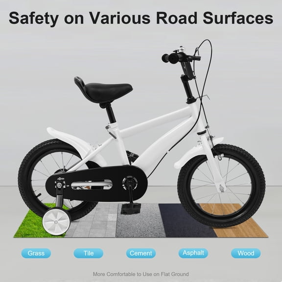 14" Bicycle White