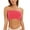 Hot Pink, variant on Mixpiju Women's Stretch Strapless Bra, Lift and Support Summer Bandeau Bra Plus Size Strapless Bra,Comfort Wireless Bra White XL
