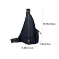 thumbnail image 3 of XWSHYW Contenedores de Almacenamiento Bolso Bandolera Pequeño Tipo Bandolera para El Pecho, Bandolera de Una Correa, Bolso de Viaje para Hombres, Mujeres y Niños, 3 of 5