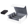 thumbnail image 2 of Esquirla Card Deck Box Holds 1800 Cards Game Card Storage Organizer Sports Cards Case White Gray, 2 of 8