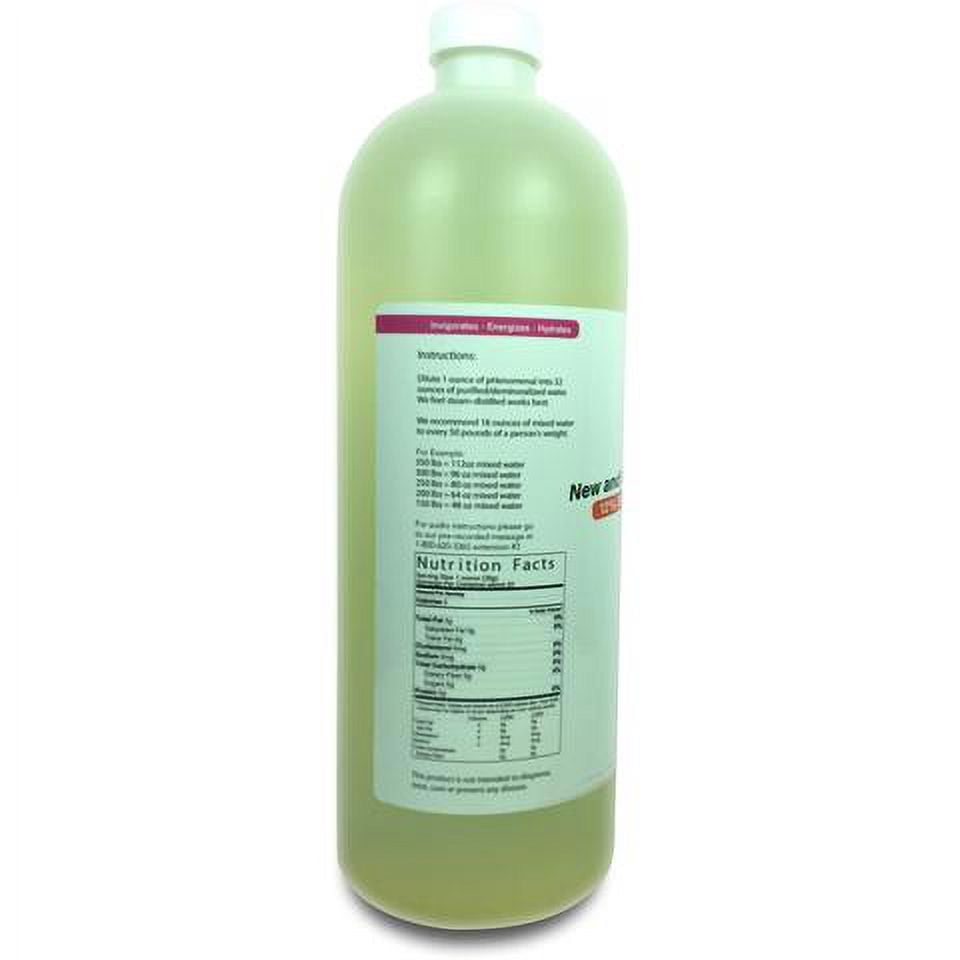 pHenomenal Water - high 11 pH alkaline water - Very Berry 32 Oz Bottle - makes 8 Gallons of oxygenated alkaline water - 500 times stronger than 8.5 pH