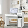 thumbnail image 3 of Giantex Computer Table Desk, Modern Simple Wooden Desk w/Storage Drawer & Compartments, Study Writing Computer Table for Home Office, 3 of 8