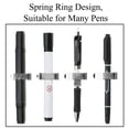thumbnail image 5 of SEIWEI 1/6/10PCS Spring Loop Pencil Organizer Portable Stainless Steel Pen Clamp Pen Holder Clip for Notebook, 5 of 8