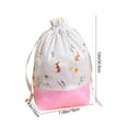 thumbnail image 3 of 30.5cm Easter Drawstring Gift Bag Cloth Tote Candy Storage Bunny Bag for Kids Girls Party Favor Reusable Fabric Gift Sack for Holiday Travel Home Storage, 3 of 6