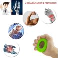 thumbnail image 5 of Fortalecedor de agarre de mano, ejercitador de dedos, entrenador de fuerza de agarre (6 unidades), material nuevo, entrenamiento de agarre de antebrazo, verde, azul, naranja, 10 x 5,5 x 1,5, 5 of 5