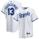 thumbnail image 1 of Camiseta clásica de béisbol blanca de local de Mike Yastrzemski de los Kansas City Royals, con número de estrella bordado.-M, 1 of 2