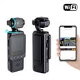 thumbnail image 4 of Cámara de Bolsillo Portátil de 1080p con Rotación de 180°, Minicámara Antivibración, Portátil, Wifi, para Deportes y Ciclismo., 4 of 5