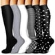 thumbnail image 1 of Calcetines de compresión para mujeres y hombres (6 pares) - Soporte para enfermeras, correr, caminar, recuperaciónS/M, 1 of 5