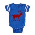 thumbnail image 1 of CafePress - Reindeer_Red - Cute Infant Baby Football Bodysuit, 1 of 1