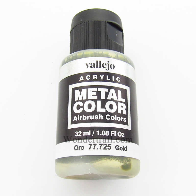 Gold Metal Color 32ml Bottle Vallejo Model Paint