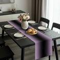 thumbnail image 2 of Purple Black Ombre Table Runner 108 Inches Long, Modern Gradient Abstract Art Kitchen Coffee Dining Table Decoration for Home Party Birthday Wedding Home Decor 13x108 Inches, 2 of 8