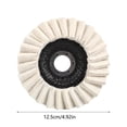 thumbnail image 3 of Wool Disc 2025 New Wool Wheel Disc Buffing Pad Pads For Metal Stone Furniture Car Wax, 3 of 4